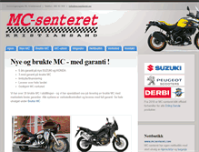 Tablet Screenshot of mcsenteret.no